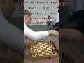 Magnus Arrives 2:30 minutes late in blitz and won the game #chess #magnuscarlsen #shorts #sindarov