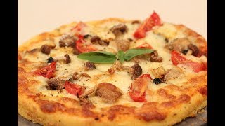 Corn Meal Crust Pizza | Sanjeev Kapoor Khazana