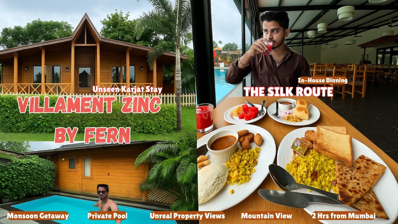 Best Private Pool Villa Stay in Karjat  | Villament Zinc by The Fern | Monsoon Getaway Mumbai Pune