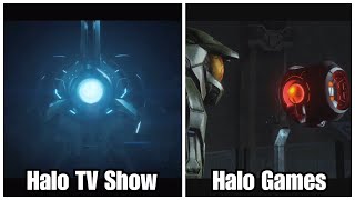 343 Guilty Spark in the Halo TV Show vs. Halo Games