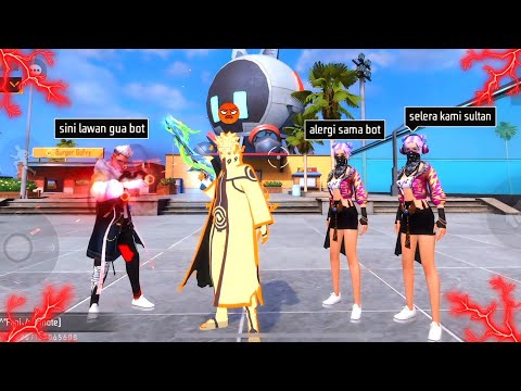 PRANK SOCIAL ISLAND NYAMAR JADI BOT BERUBAH JADI BUNDLE NARUTO!! MALAH DIHINA SAMA DUO CEWE MATRE🔥