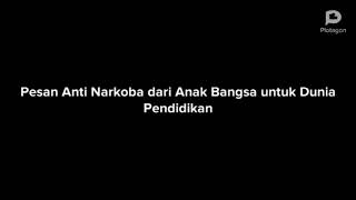 Video Animasi Diseminasi Informasi Tentang Pesan Anti Narkoba Terhadap Generasi Penerus