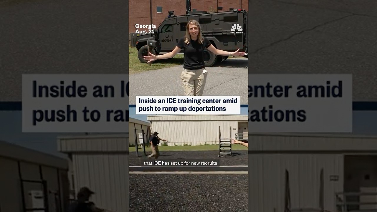 Inside an ICE training center amid Trump administration push to ramp up deportations