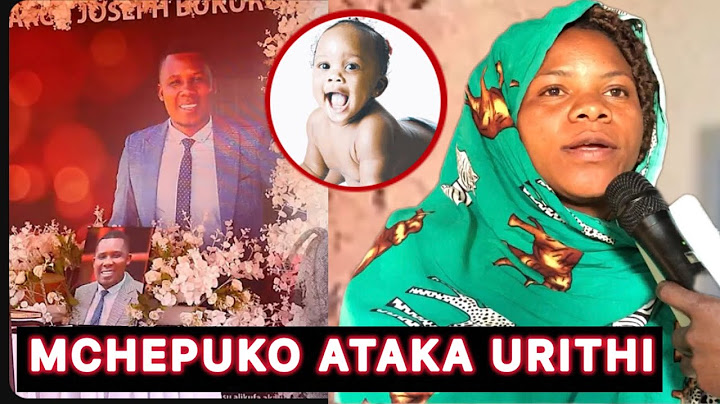 KIMENUKA: MCHEPUKO WA MARCO WA ZABRON SINGERS AMEKUJA NA MTOTO MSIBANI ADAI URITHI WA MTOTO