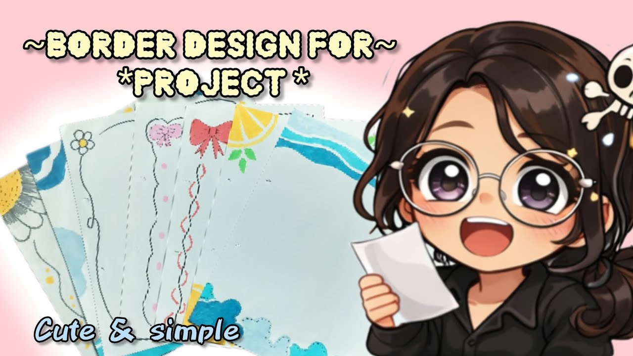 Easy Front Page Design for SchoolProject, Journal, Assignment 