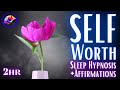 SELF LOVE & SELF WORTH Sleep Hypnosis   Affirmations 2-hrs (REMASTERED)