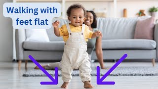 Help Babies Stand and Walk with Feet Flat on the Floor