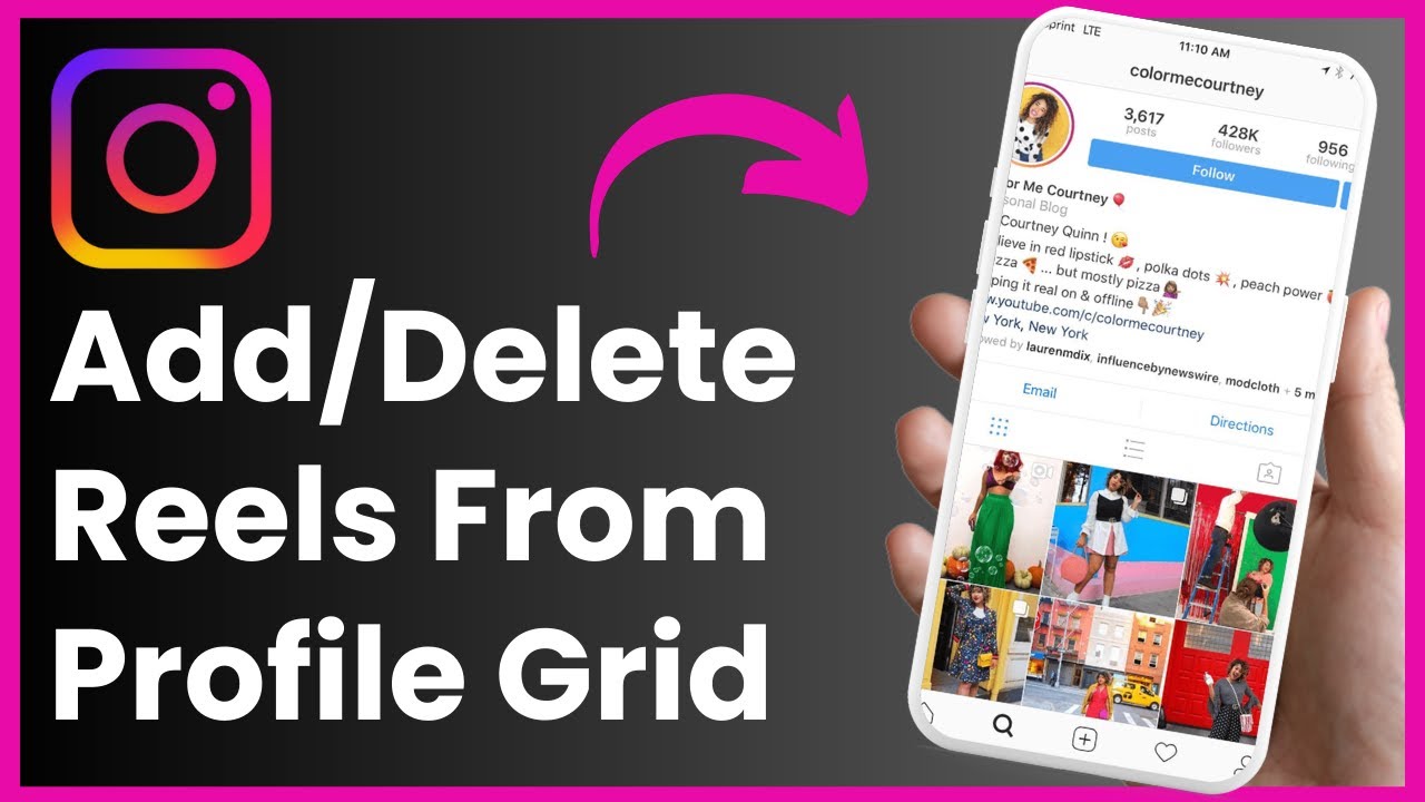How To Add & Delete Instagram Reels From Profile Grid ! [EASY STEPS