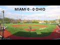 Ohio Baseball 2023 vs Miami (OH) Game 3