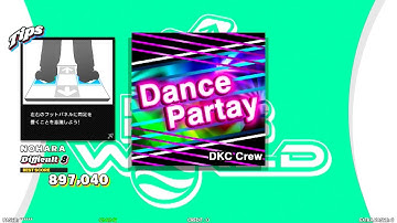 【DDR WORLD】 Dance Party  DKC Crew【DOUBLE Difficult8】 SPEED452 REVERSE　DDP8