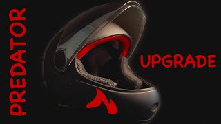 Predator helmet DH6Xe  dual visors upgrade