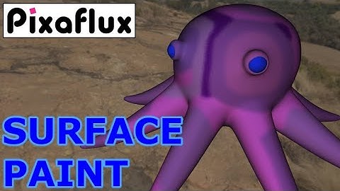 Paint a few lines and Grow a Procedural Surface Texture with PixaFlux