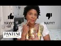 TESTING PANTENE GOLD SERIES ON MY 4C HAIR| REVIEW| FIRST IMPRESSION