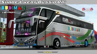 Share Livery Bus Ori BUDIMAN VEYRON | Bus Simulator Indonesia |