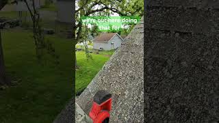 POV: Your roof in Kankakee after Green Pro Services removes the black streaks 👀🧼🏠