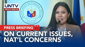 PCO with DFA briefs the press on current issues I October 28, 2025