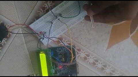 Arduino using Flex Sensor with LED , LCD and Buzzer