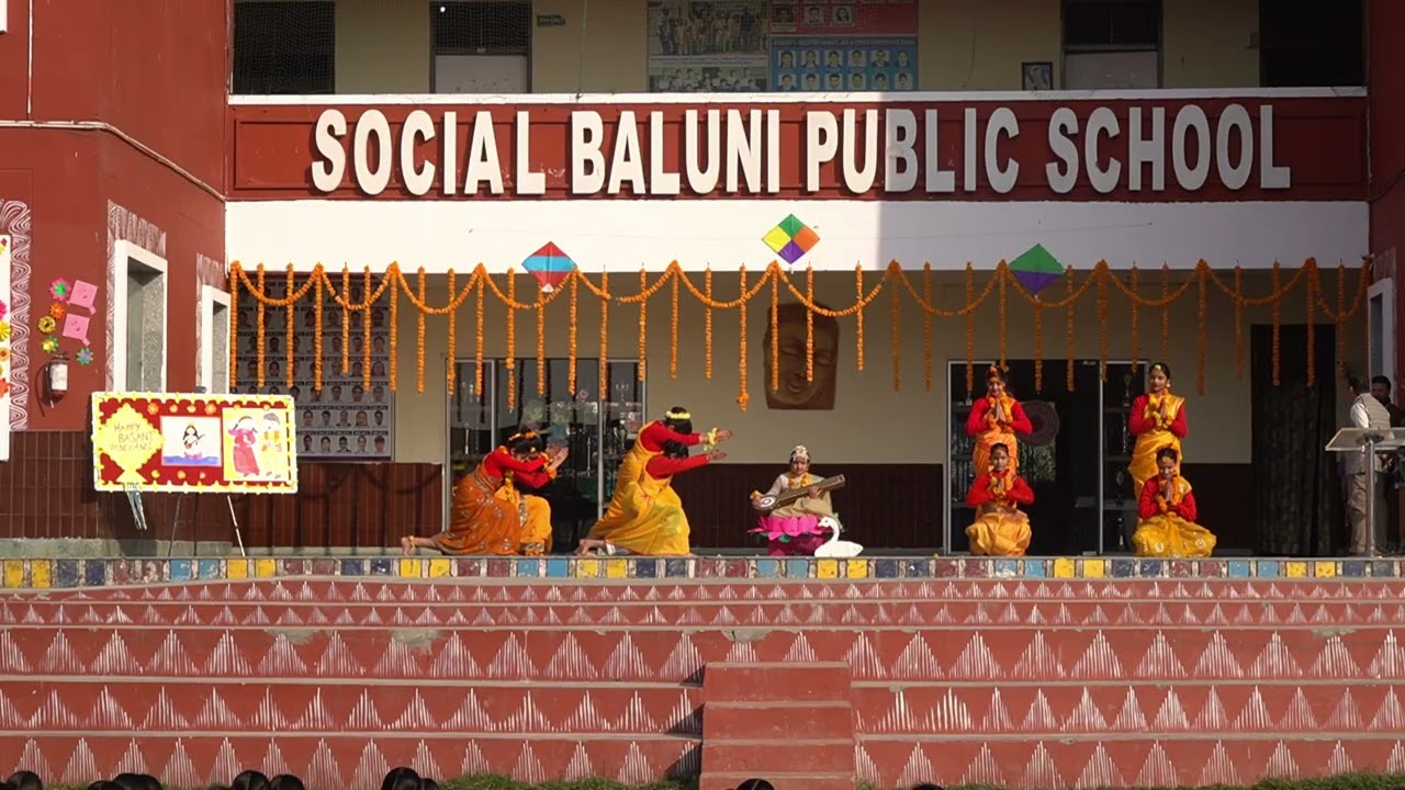 Basant panchami in Social baluni public school