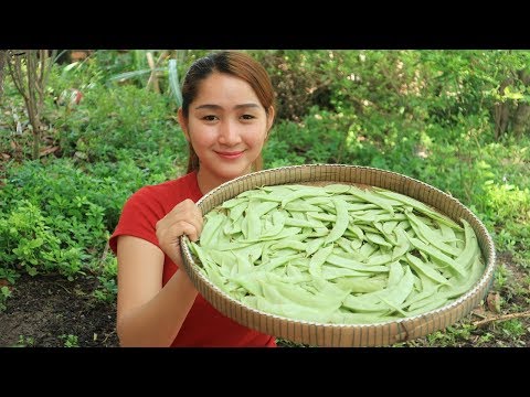 Yummy Hyacinth Bean Shrimp Salad Cooking - Hyacinth Bean Shrimp Salad - Cooking With Sros