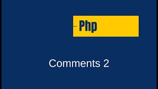 php Comments 2