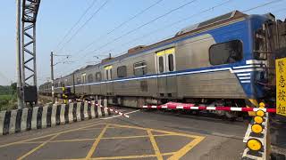 3198次區間車通過斗南鎮下莊平交道