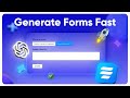 Generate Forms Fast, Reply Even Faster with AI: Fluent Forms X ChatGPT