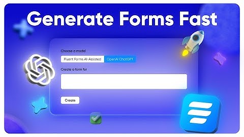 Generate Forms Fast, Reply Even Faster with AI: Fluent Forms X ChatGPT