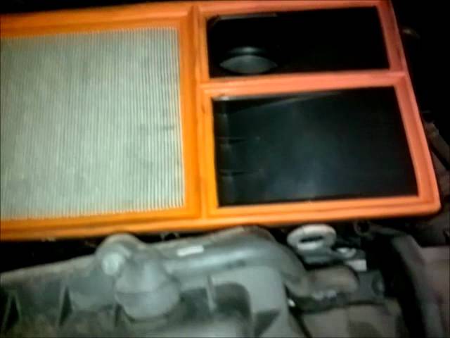 VW Fox 1.4 - Luftfilter wechseln (air filter change) 