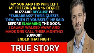 My Son Left Me Freezing In A Blizzard. One Call Made His Monthly Support Disappear That Night Too!