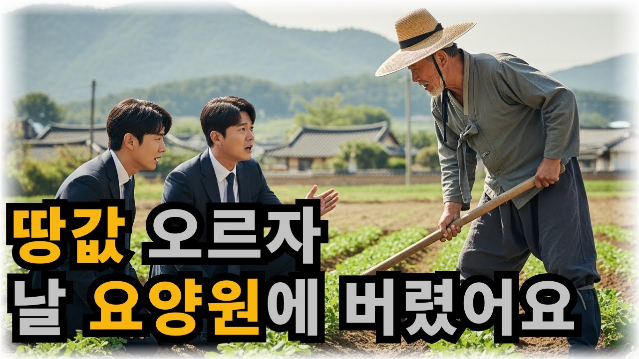 [충격]평당 2,000원 짜리 땅값이 치솟자 날 요양원으로 보내겠다는 아들 - YouTube