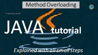 Method overloading Part-10