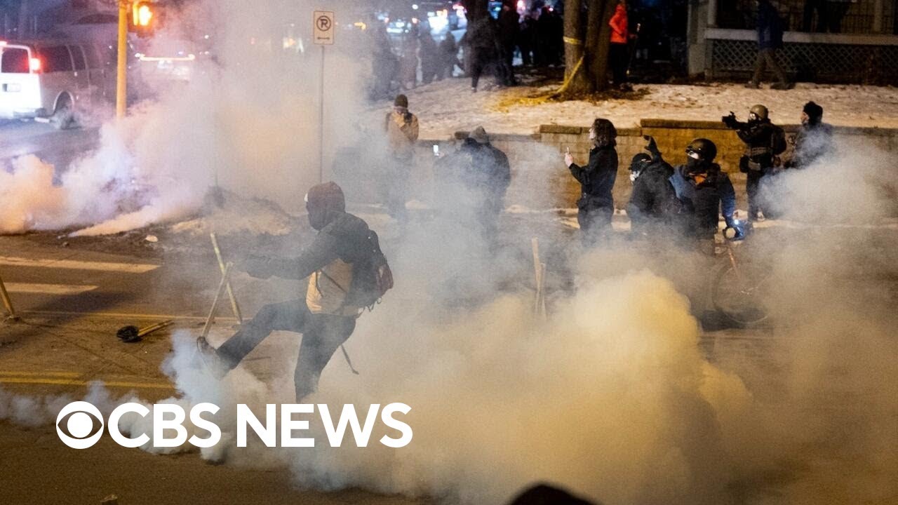 Protests erupt in Minneapolis after ICE officer shoots man days after Renee Good killing