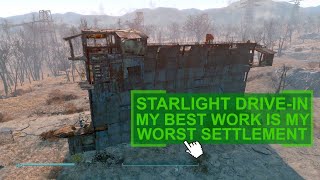 Fallout 4 | Starlight Drive-In Scavver Settlement | PS4| Mods
