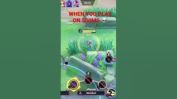 When you are playing on 500ms Mars Ping.