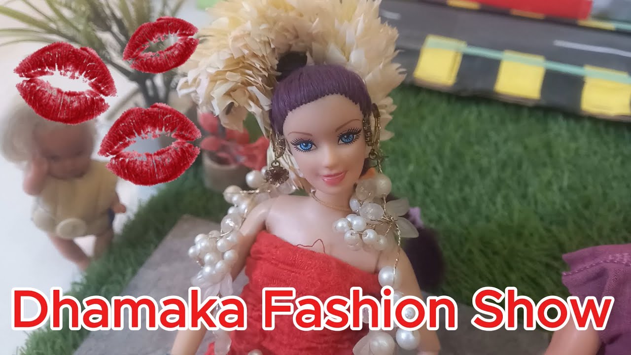 Barbie Dolls playing  barbie doll house.dhamaka fashion show