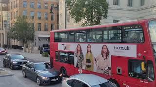 London traveling by bus Route 52 from Victoria Station to Notting Hill