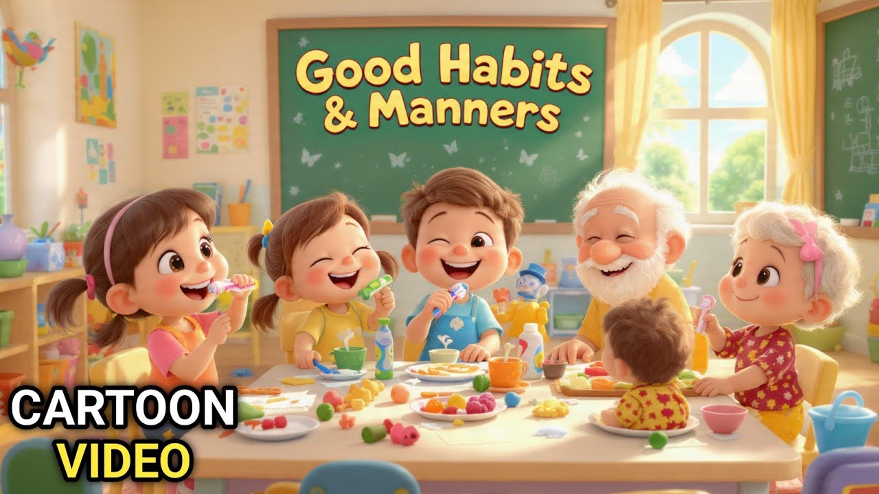 Ежедневные английские предложения для детей | Изучайте английский с помощью мультфильмов