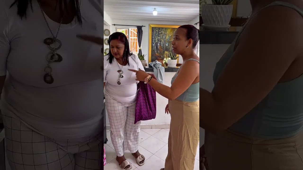 Suegra le da lección a su nuera por ella dejar que su ex venga haber ala niña en su casa y al final