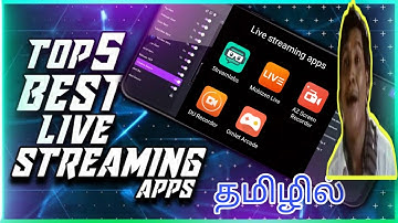Top 5 best mobile live streaming application in tamil #Blacktamilan #bestapps #top5