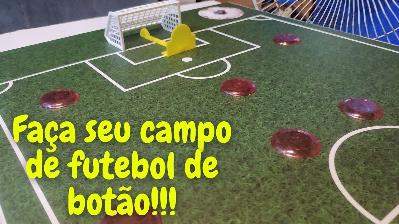 Campo de Futebol de Botão - Faça o seu! Nostalgia