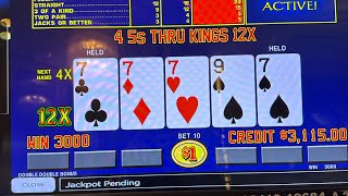 Borgata video poker ultimate x ddb quads screenshot 3