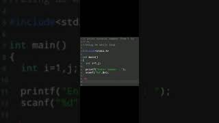 #8| Coding Tutorial Video | C language Exercise 9 #shorts #programming