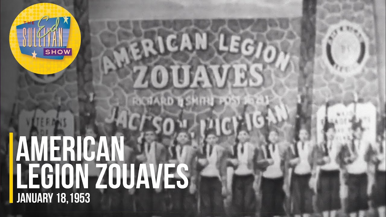 American Legion Zouaves "Jackson & Michigan Drill Team" on The Ed Sullivan Show