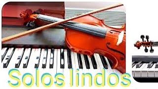 Hinos tocados no violino com piano
