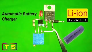 3.7 votl Automatic Battery Cherger Circuit