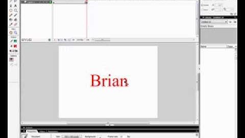 Using a shape tween to morph shape to text