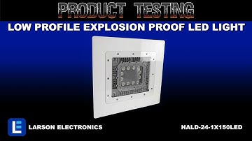 Low Profile Explosion Proof LED Light - 2x2 Lay-In Troffer  - Paint Spray Booth Rated