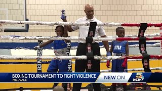 Fighting off gun violence through Cincinnati youth boxing event