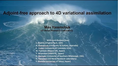 [Data Assimilation] L6: Adjoint-free approach to 4D variational data assimilation