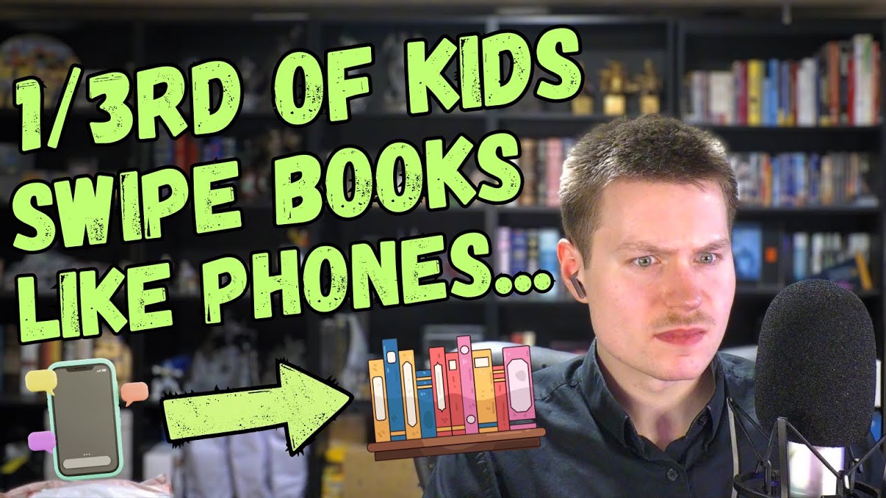 1/3rd of Kids Now Swipe Books Like Phones When Starting School...